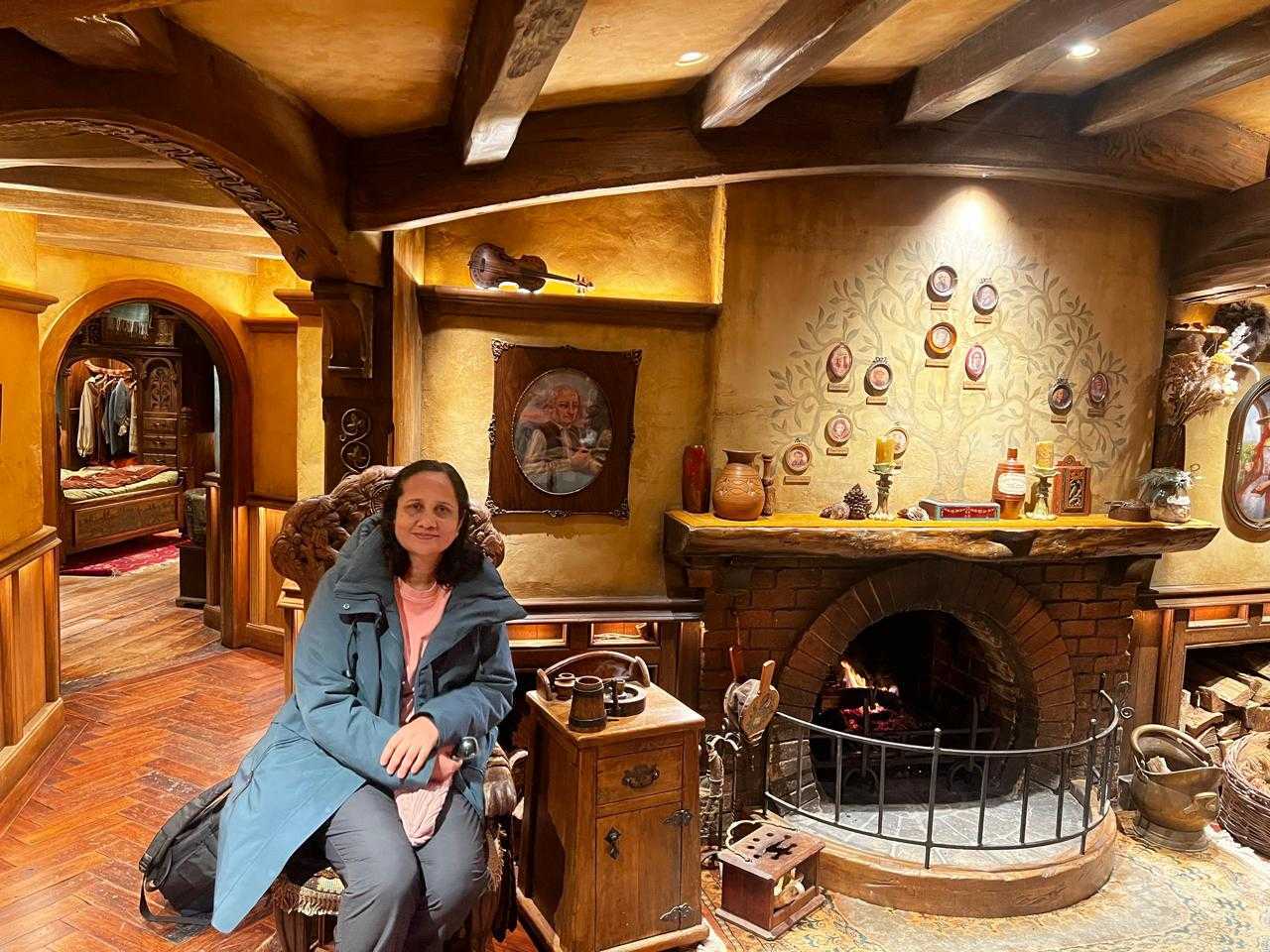 Inside a hobbit hole