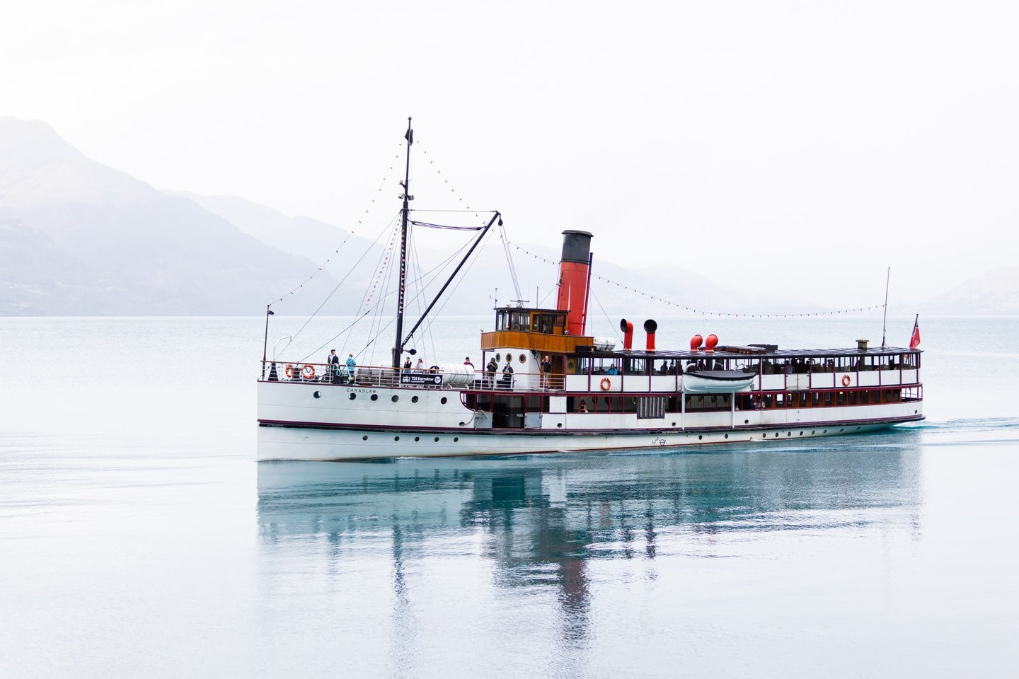 TSS Earnslaw and Walter Peak